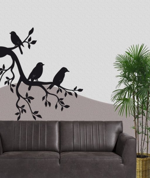 Oiseaux sur branche