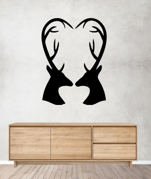 Cerf coeur