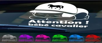Attention bébé cavalier