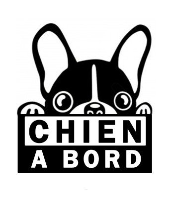 chien à bord Bouledogue...