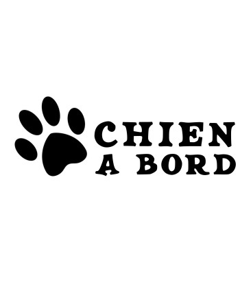 Chien à bord patte