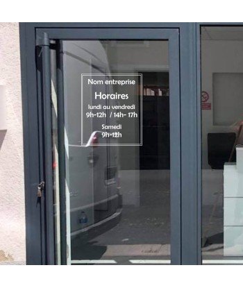 Horaires avec nom...