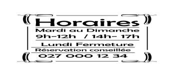 Horaires barbier