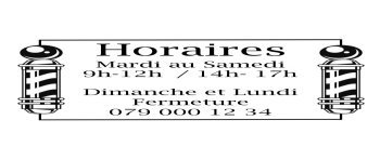 Horaires barbier 2