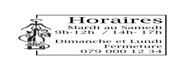 Horaires Cave
