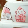 Découvrez notre adorable autocollant de couleur rouge "Bébé à Bord"