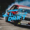 Autocollant de couleur bleu.Pour ta voiture "Drift"