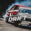 Autocollant de couleur gris.Pour ta voiture "Drift"
