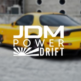 Autocollant de couleur blanc.Pour ta voiture "JDM Power drift"