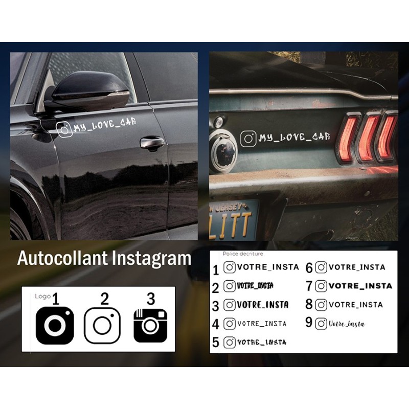 Autocollant instagram