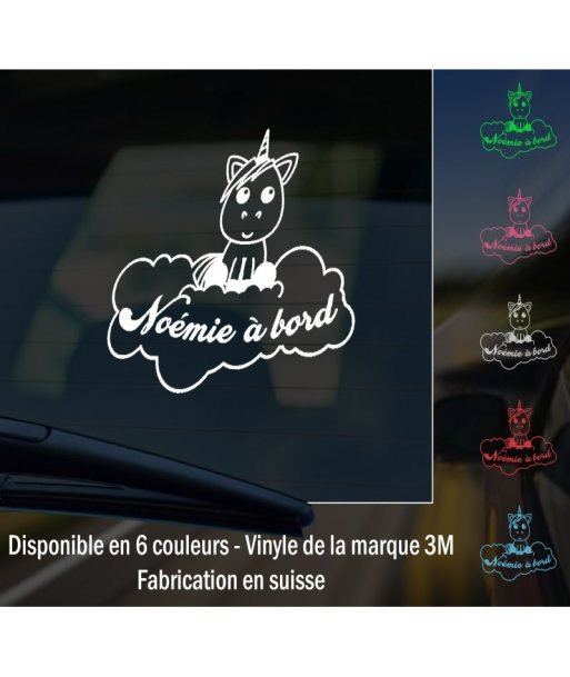 Licorne avec prénom