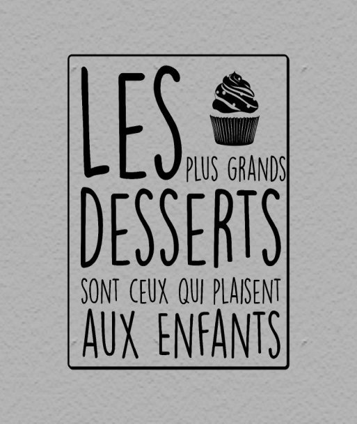 Les desserts