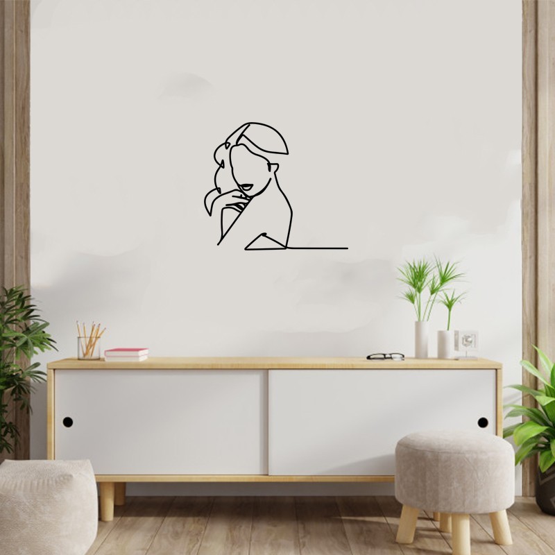 Face in art femme