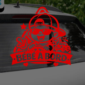 Bébé à Bord Au Volant