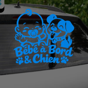Bébé + Chien à Bord