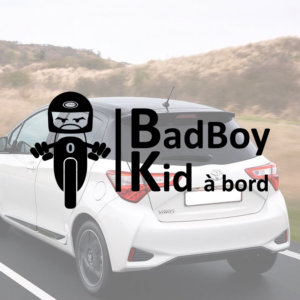 Sticker vinyle Badboy à bord pour voiture