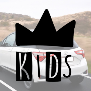 Sticker vinyle 'Bébé à bord' pour voiture.