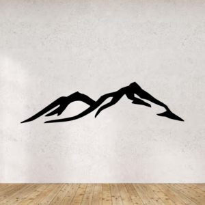 Sticker vinyle de chaîne de montagne 6