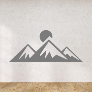 Sticker vinyle Chaîne de montagne 8