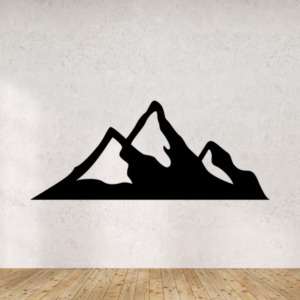 Sticker vinyle chaîne de montagne