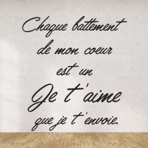 Sticker vinyle 'Chaque bâtiment' pour décoration d'intérieur.