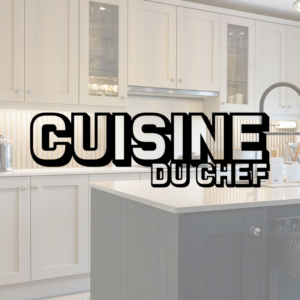 Sticker vinyle Cuisine du chef pour décoration murale.