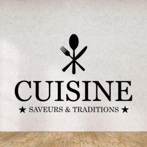 Stickers vinyle décoratifs pour la cuisine