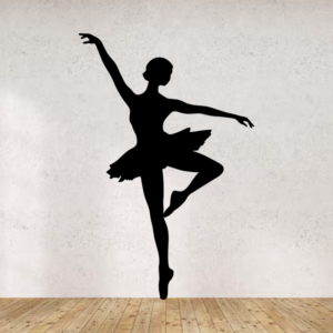 Sticker vinyle danseuse classique