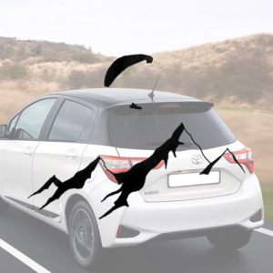 Sticker vinyle parapente et montagne