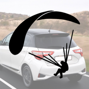 Stickers vinyle de parapente colorés