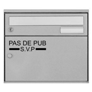 Sticker vinyle pour boîte aux lettres décoratif