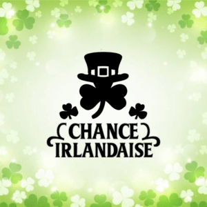 Chance irlandaise - mockup autocollant vinyle