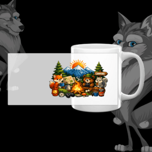 Mug Camping Animaux