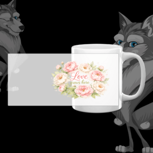 Mug "Love grows here"