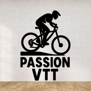 Passion VTT - mockup autocollant vinyle