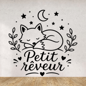 Sticker vinyle Petit rêveur pour chambre d'enfant