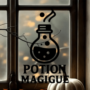 Potion magique - mockup autocollant vinyle