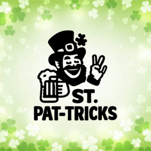 Saint Patrick fun - mockup autocollant vinyle