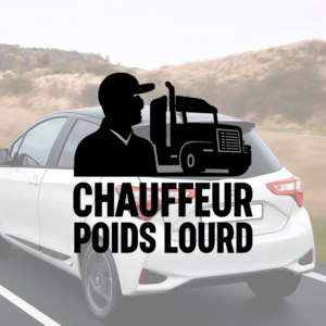 Chauffeur poids lourd - mockup autocollant vinyle