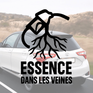 Essence dans les veines - mockup autocollant vinyle