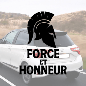 Force et honneur - mockup autocollant vinyle