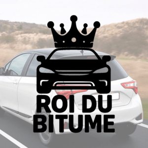 Roi du bitume - mockup autocollant vinyle