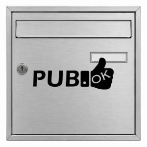 Pub ok - mockup autocollant vinyle
